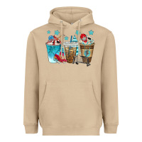 Mushroom hockey coffee cups bbs Heavyweight Hoodie - BundleAndBundleShop