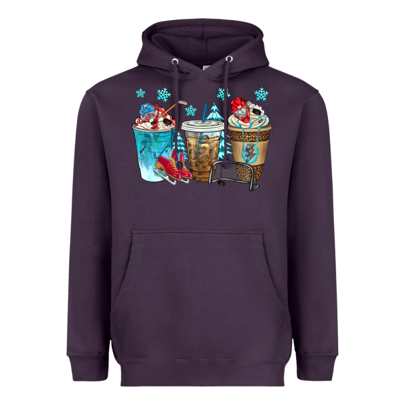 Hockey Coffee Cups Bbs Heavyweight Hoodie by BundleAndBundleShop | Teevron