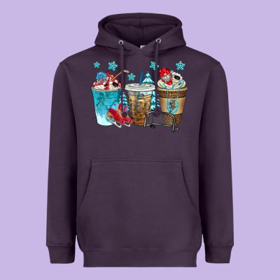 Hockey Coffee Cups Bbs Heavyweight Hoodie Designed By Bundleandbundleshop