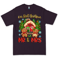 Plum our first christmas as mr and mrs Premium Tee - Zillion Design Studio