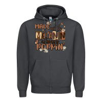 Smoke made with melanin always poppin Zipper Hoodie - MaliasSmallBusiness