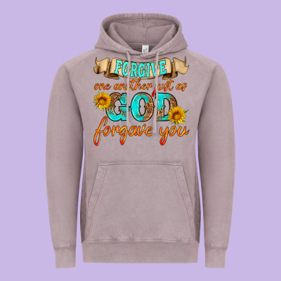 Forgive One Another Just As God Forgave You Vintage Hoodie Designed By Hra Design Shop