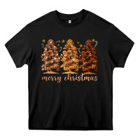 Black melanin christmas trees Heavy Core Tee - MaliasSmallBusiness