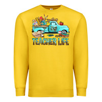 Lemon Teacher Life With Truck Premium Sweatshirt - BundleAndBundleShop