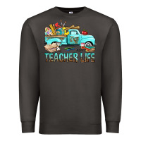 Smoke Teacher Life With Truck Premium Sweatshirt - BundleAndBundleShop