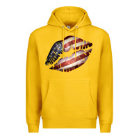 Lemon American Flag Lips Premium Hoodie - Bettercallsaul