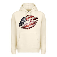 Tofu American Flag Lips Premium Hoodie - Bettercallsaul