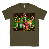 Army Green Christmas cocktail Classic Tee - AdoDesignShop