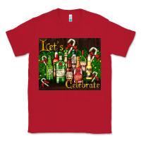Red Christmas cocktail Classic Tee - AdoDesignShop