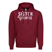 Sister Saurus Zipper Hoodie | Teevron