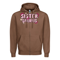 Chestnut sister saurus Zipper Hoodie - MaliasSmallBusiness