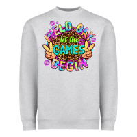 Heather Grey field day let the games begin Heavyweight Sweatshirt - AdoDesignShop