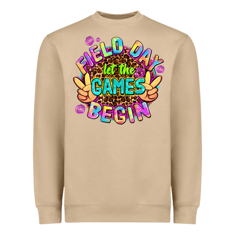 Field Day Let The Games Begin Heavyweight Sweatshirt by AdoDesignShop | Teevron