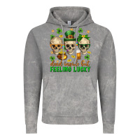 Cloud Rock Dead inside but feeling lucky st. patricks day Vintage Hoodie - Neo Western