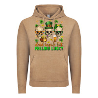 Vintage Coffee Dead inside but feeling lucky st. patricks day Vintage Hoodie - Neo Western