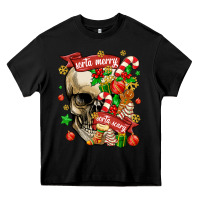Black sorta merry sorta scary Heavy Core Tee - MaliasSmallBusiness