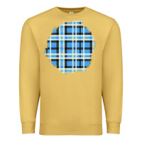 Antique Gold Winter Tartan Patch Premium Sweatshirt - BundleAndBundleShop