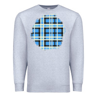 Heather Grey Winter Tartan Patch Premium Sweatshirt - BundleAndBundleShop