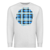 Oatmeal Heather Winter Tartan Patch Premium Sweatshirt - BundleAndBundleShop
