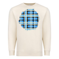 Sandshell Winter Tartan Patch Premium Sweatshirt - BundleAndBundleShop