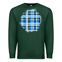 Sports Green Winter Tartan Patch Premium Sweatshirt - BundleAndBundleShop