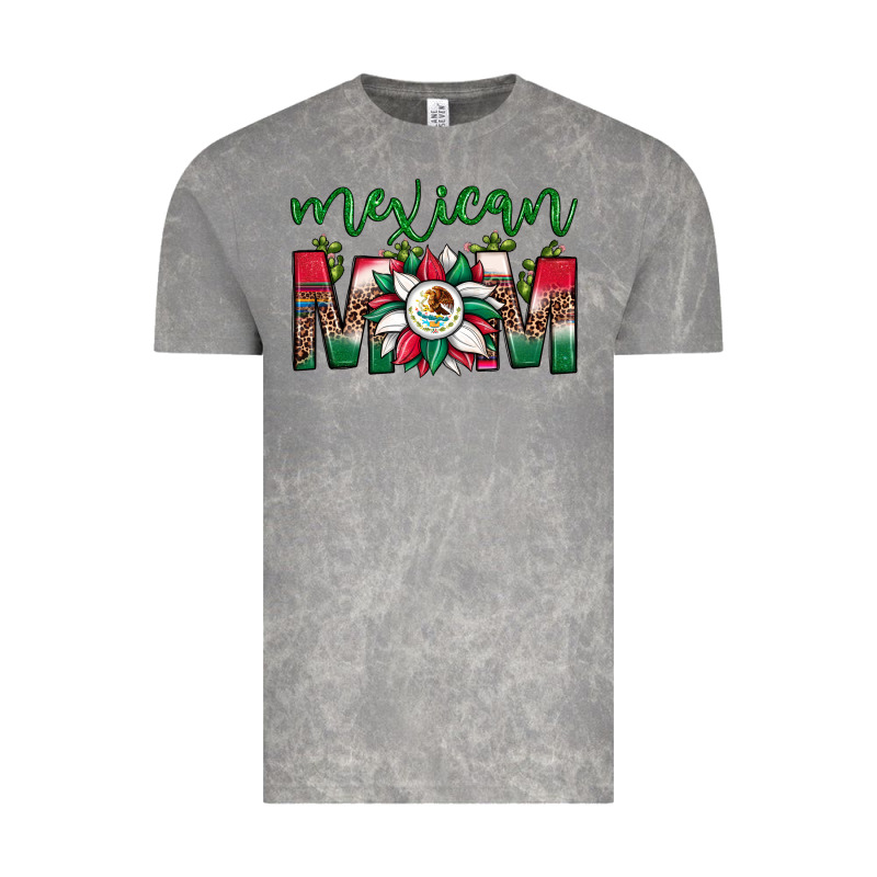 Mexican Flag Sunflower Mom Leopard Vintage Tee by JahusDesignShop | Teevron