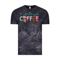 Cloud Black i could go for some coffee Vintage Tee - AdoDesignShop
