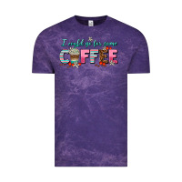 Cloud Purple i could go for some coffee Vintage Tee - AdoDesignShop