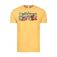 Vintage Mustard i could go for some coffee Vintage Tee - AdoDesignShop