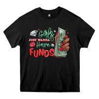 Black girls just wanna have funds Heavy Core Tee - MaliasSmallBusiness