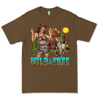 Cacao wild and free Premium Tee - texasbilliewilder