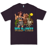 Plum wild and free Premium Tee - texasbilliewilder