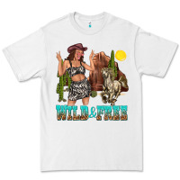 White wild and free Premium Tee - texasbilliewilder