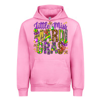 Fuchsia Pink Little miss Mardi Gras Urban Hoodie - HowdyJamesFarm