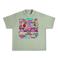 Oil Green come on teacher lets go party Urban Heavy Tee - AdoDesignShop