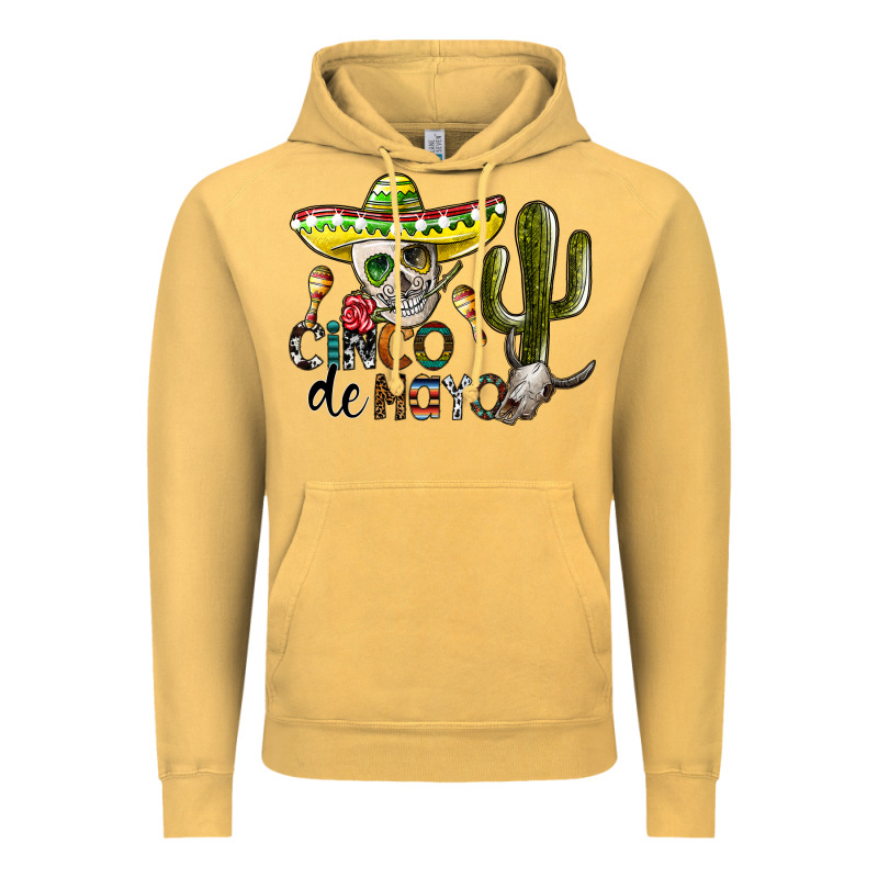 Cinco De Mayo Vintage Hoodie by SublimationCraftShop | Teevron
