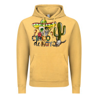 Vintage Mustard cinco de mayo Vintage Hoodie - SublimationCraftShop