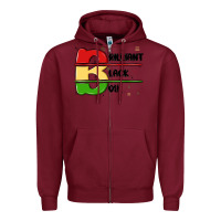 Burgundy black boy Zipper Hoodie - MaliasSmallBusiness