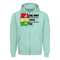 Seafoam black boy Zipper Hoodie - MaliasSmallBusiness