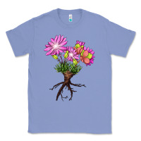 Colony Blue Bitterroot Flower Classic Tee - LillyAllenDesigns