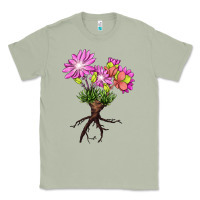 Matcha Bitterroot Flower Classic Tee - LillyAllenDesigns