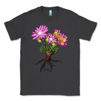 Smoke Bitterroot Flower Classic Tee - LillyAllenDesigns