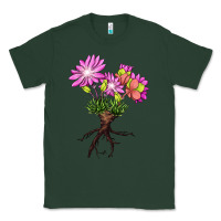 Sports Green Bitterroot Flower Classic Tee - LillyAllenDesigns