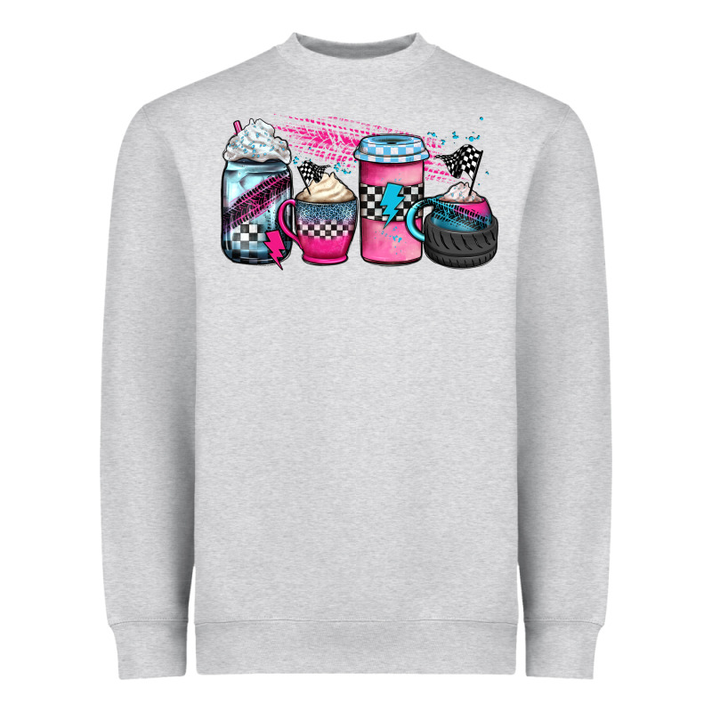 Racing Coffee Cups Heavyweight Sweatshirt by JahusDesignShop | Teevron