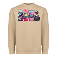 Mushroom racing coffee cups Heavyweight Sweatshirt - JahusDesignShop