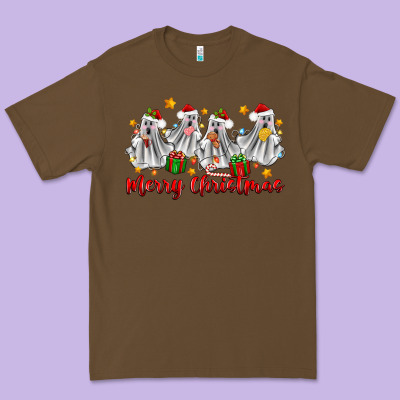 Merry Christmas Pantasmas Ghost Christmas Premium Tee Designed By Zillion Design Studio