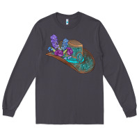Smoke cowboy hat Long Sleeve Tee - AdoDesignShop