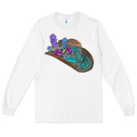 White cowboy hat Long Sleeve Tee - AdoDesignShop