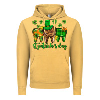 Vintage Mustard Dentist st. patricks day Vintage Hoodie - Neo Western