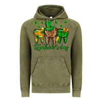 Vintage Olive Dentist st. patricks day Vintage Hoodie - Neo Western